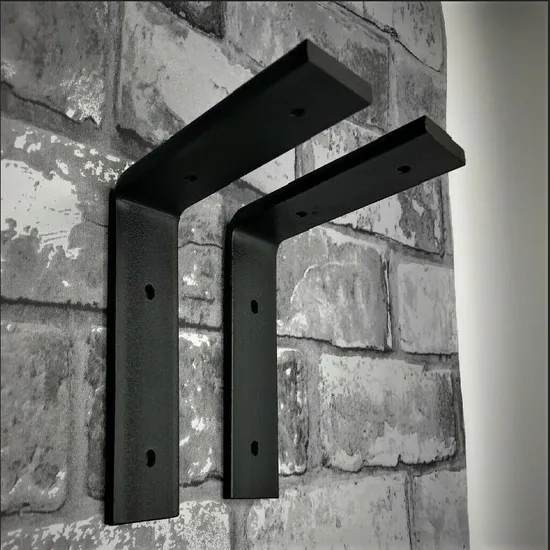 Floating Shelf Bracket Industrial Iron Angle Wall Brackets