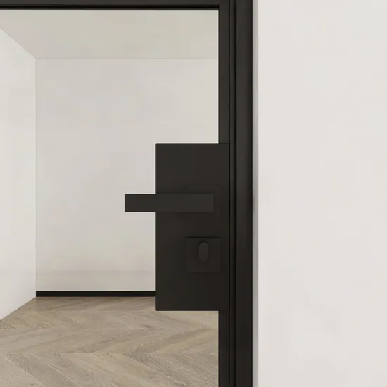 Powder Coating Alu-Framed Hinged Aluminum Swing Glass Doors