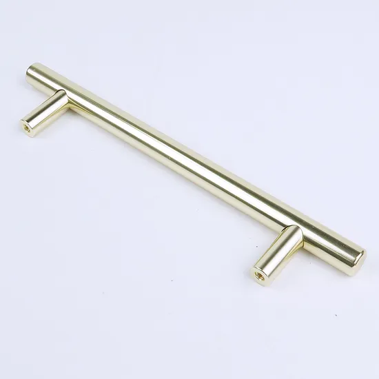 Brushed Nickel Silver Solid Steel Cabinet Handle