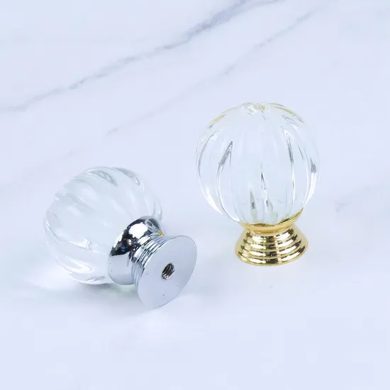 Pumpkin Shape Design Door Diamond Drawer Zinc Alloy Crystal Knobs and Handles