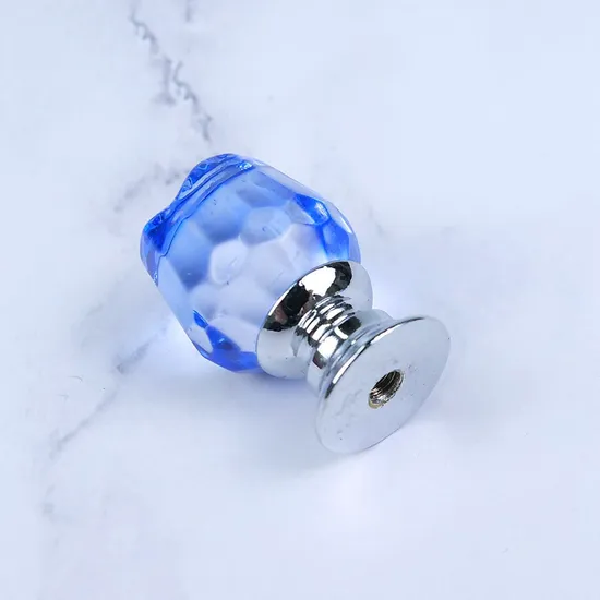 Rose Shape Kitchen Knob Lever Rhinestone Colorful Handles Crystal Cabinet Knob Handle