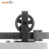 6.6FT Big Wheel Top Mounted Sliding Barn Door Basic Track Hardware Kit