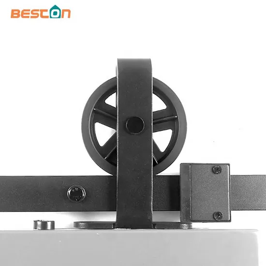 6.6FT Big Wheel Top Mounted Sliding Barn Door Basic Track Hardware Kit