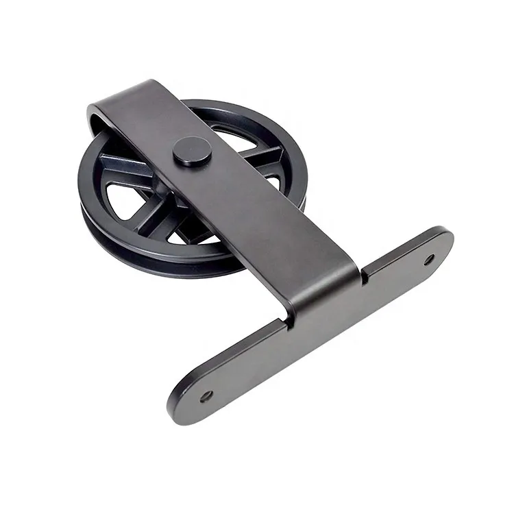 6.6FT Big Wheel Top Mounted Sliding Barn Door Basic Track Hardware Kit