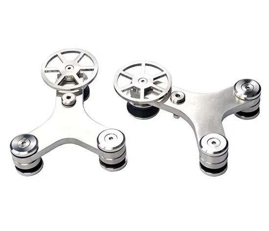 6.6FT Solid Hexagon Track Rotatable Decoration Spoke Wheel Sliding Barn Door Hardware