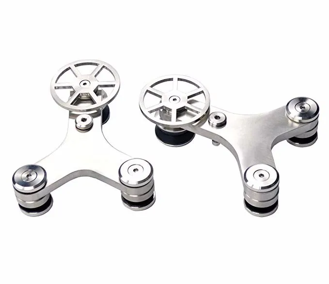 6.6FT Solid Hexagon Track Rotatable Decoration Spoke Wheel Sliding Barn Door Hardware