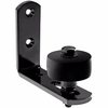 Satin Nickel Carbon Steel Big Wheel Sliding Barn Door Hardware Kit