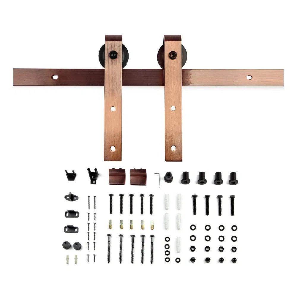 Industrial Sliding Barn Door Kit Set for Wooden Doors