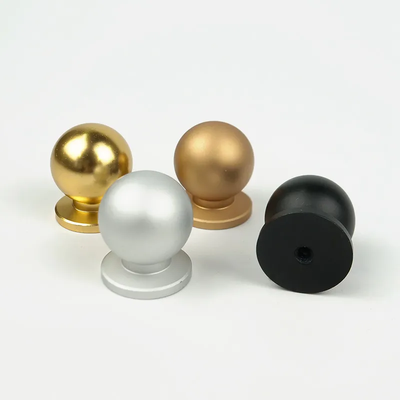 Brass Round Ball Solid Door Knobs Handles Reel Kitchen Knob Handle