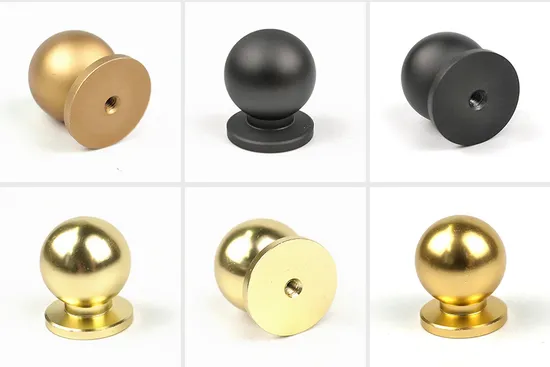 Brass Round Ball Solid Door Knobs Handles Reel Kitchen Knob Handle
