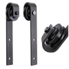 Wood Sliding Industrial Classic Strap Barn Door Hardware Kit