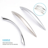 Solid Cabinet Handle Sliver Drawer Handles Cabinet Pull Kitchen
