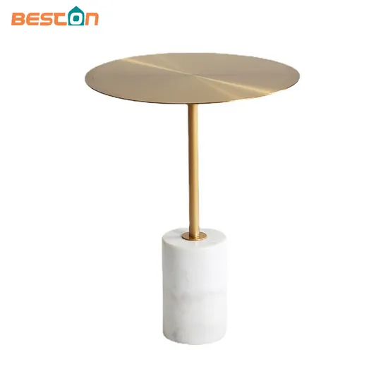 Coffee Table Balcony Living Room Small Round Table Marble