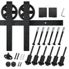Big Wheel Sliding Barn Door Hardware Kit Rustic Hardware Barn Doors