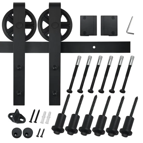 Big Wheel Sliding Barn Door Hardware Kit Rustic Hardware Barn Doors
