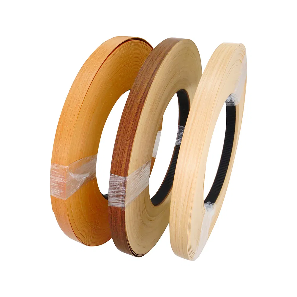 Glossy Plastic PVC Co-Extruded Edge Banding Strip Profile
