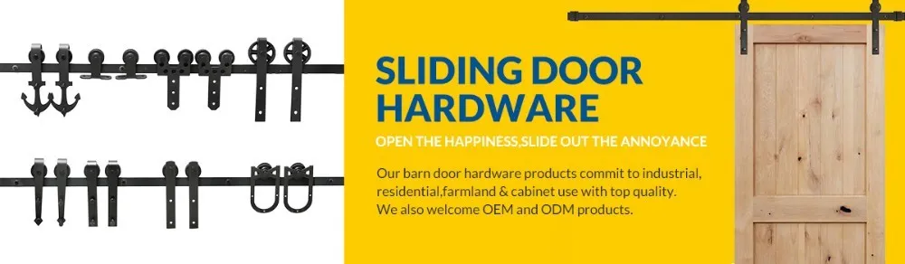 3 FT Mini Cabinet Barn Door Kit Sliding Door Hardware Track Set