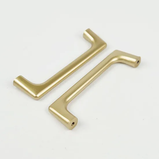 Pull Cupboard Wardrobe Handles Aluminium Profile Brushed Gold Cabinet Handles