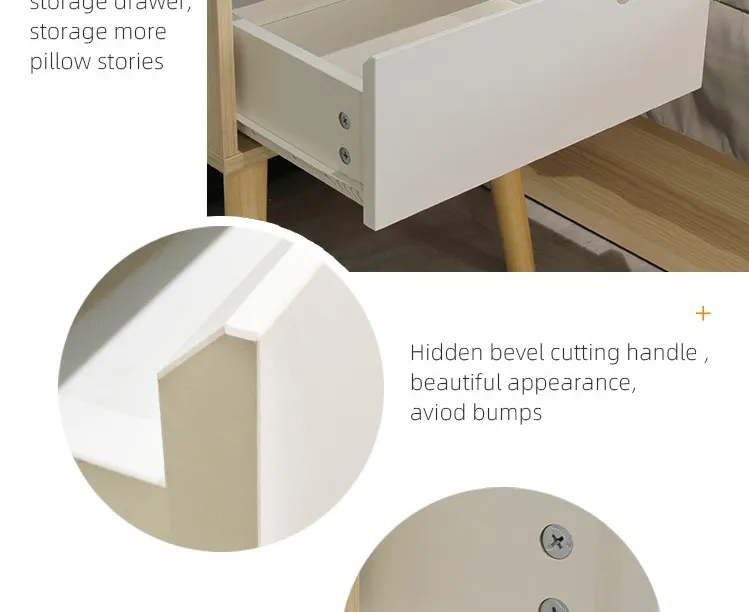 China Manufacturer Modern Bedroom Furniture Bedroom Cabinet Bedside Table