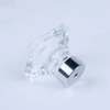 Large Squares Shape Edges Softened Knob Crystal Glass Pull Knobs Door Handles