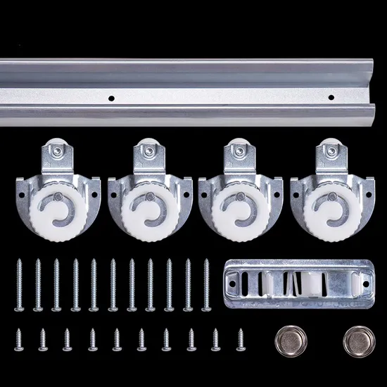 Two Wheel with Bearing 200lbs Bearing Aluminum Sliding Door Hardware