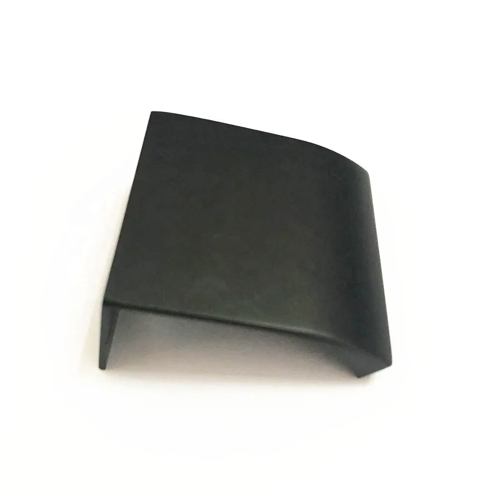 Matt Black Brushed Color Finishing Kitchen Aluminium Door Edge Profile Cabinet Handle