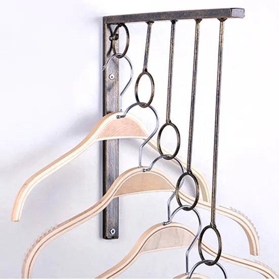 Heavy Duty Black Wall Hooks Store Display Wall Mounted Coat Rack