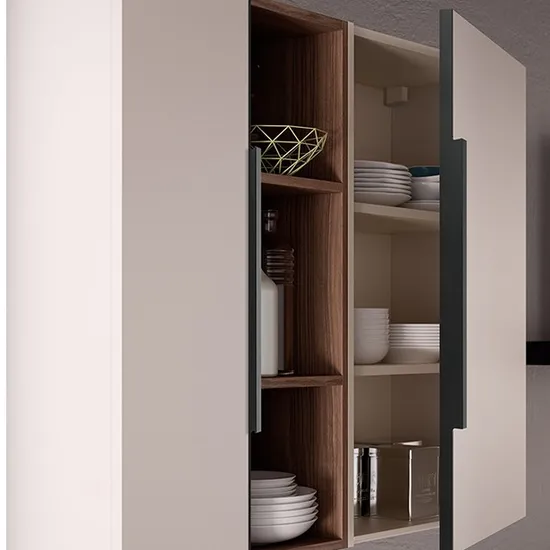 Furniture Edge Profile Handle Aluminum Kitchen Cabinet Wardrobe Door Finger Pull Handle