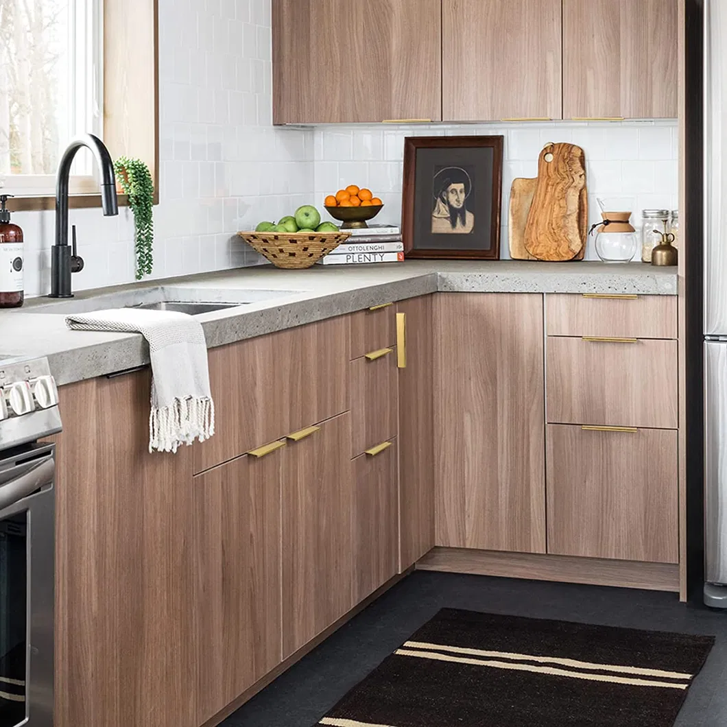 Hidden Cabinet Handles Aluminum Alloy Kitchen Cupboard Drawer Edge Handle Pulls Knobs