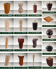 Square Type Wood Leg for Sofa Table Chair Solid Wood Bed Legs