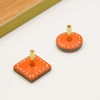 Leather Round Drawer Handles Cabinet Pulls Bedroom Small Colorful Square Furniture Knob