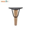 Wood Material Table Legs Furniture Sofa Wood Legs with Metal Frame