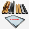 Aluminum Frame Glass Swing Door for Walk in Closet