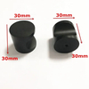 Aluminium Alloy Hardware D1064 - 30X30mm Cabinet Door Kitchen Bathroom Black Knob Pull
