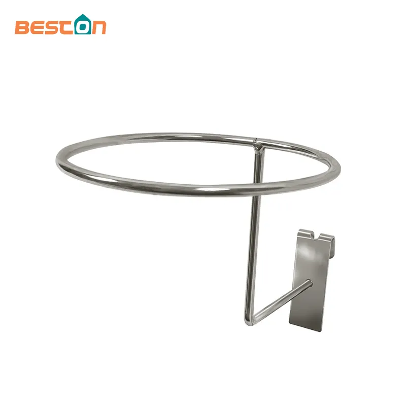 Wholesale Wire Hat Display Single Metal Hooks Mesh Stand