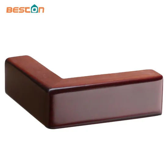 7-Shaped Solid Wood Furniture Support Legs Brown Solid Wood Legs