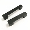 Black Matt Furniture Hardware Cabinet Square Pull 128mm & 160mm Drawer Handle