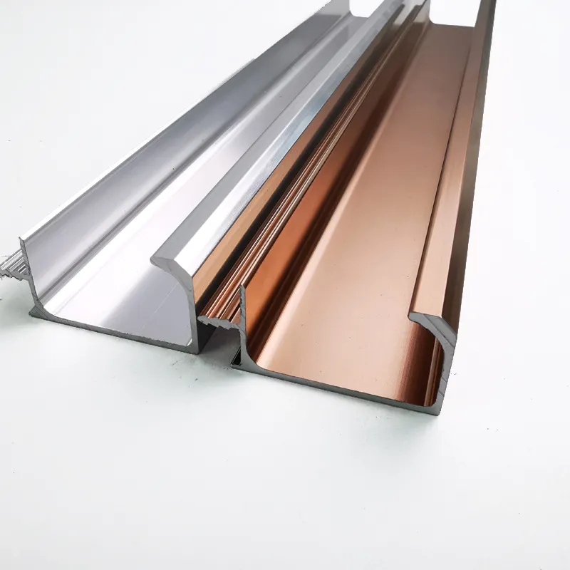 Aluminum G Profile Handle Invisible Kitchen Cupboard Cabinet Door Edge Pull Handles