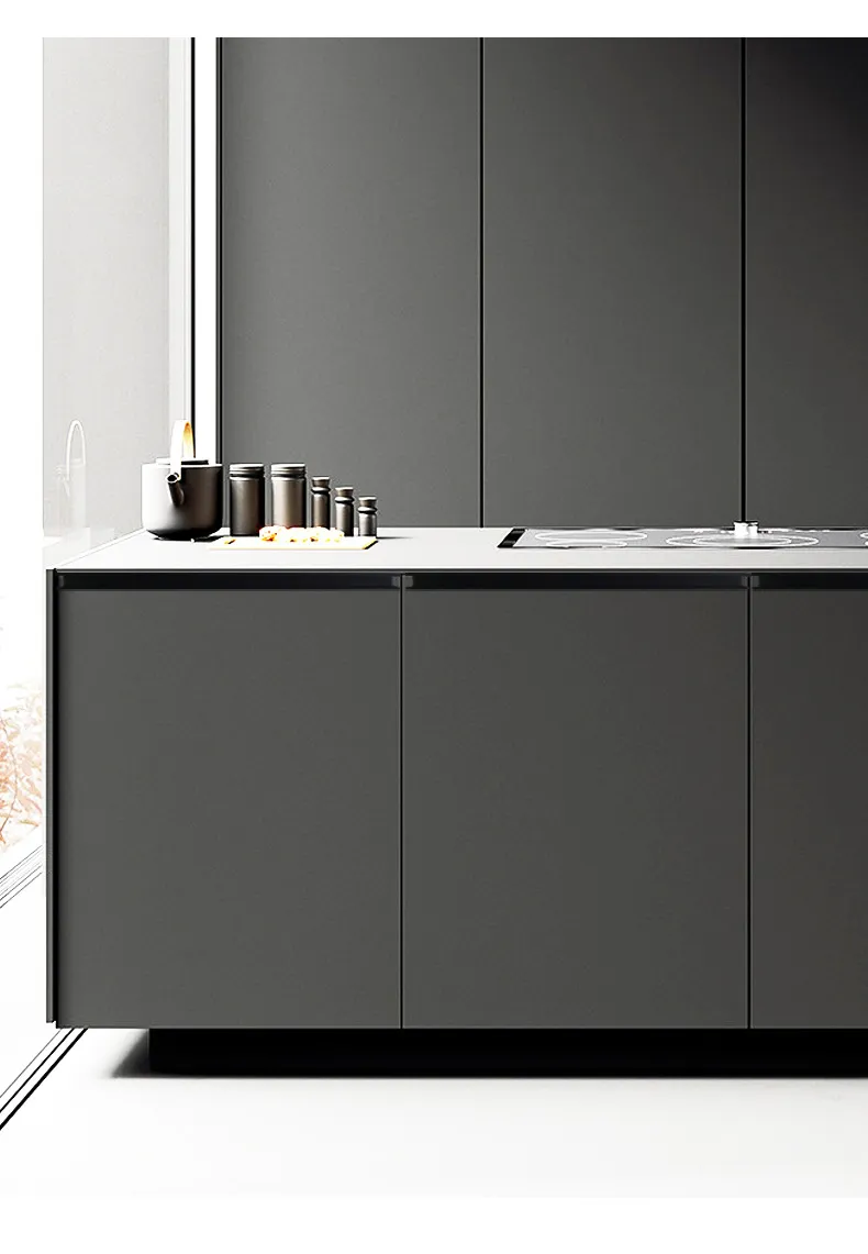 Aluminum G Profile Handle Invisible Kitchen Cupboard Cabinet Door Edge Pull Handles