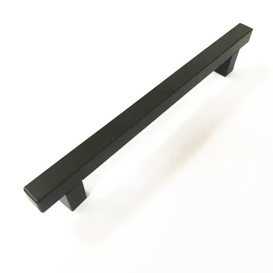 Cabinet Hardware Drawer Handles Black Matt Square T Style Solid Furniture Handle