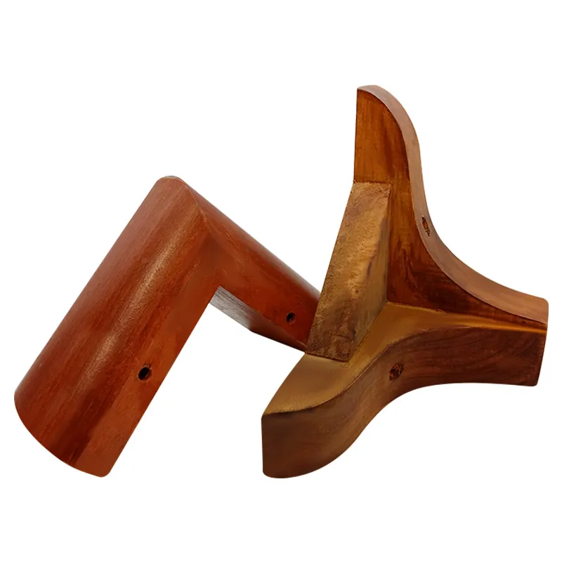 Wooden 150mm Furniture Accessories Decorative Wooden Sofa Legs