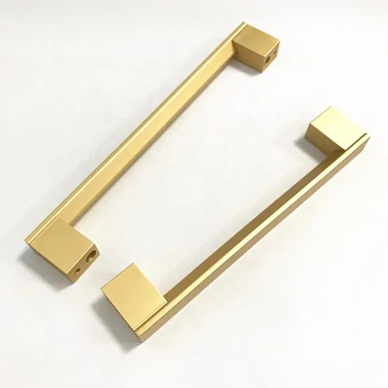 Brass Furniture Gold Brushed Accessories Handle Drawer Knobs
