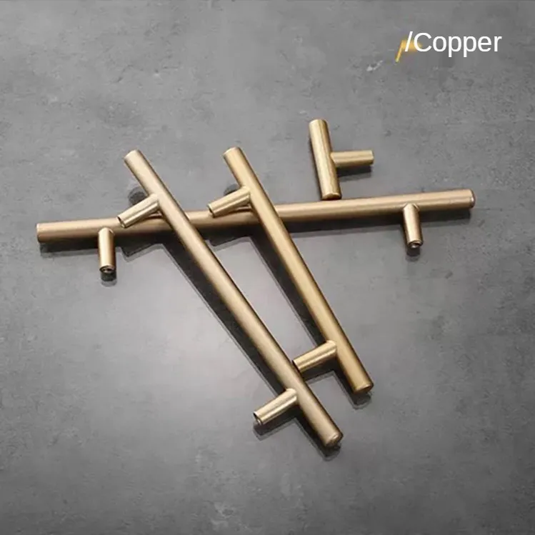 Factory Simple Style Aluminum Alloy Kitchen Furniture Cabinet Drawer Nightstand Handle