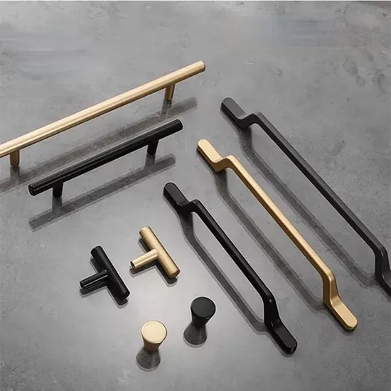 Factory Simple Style Aluminum Alloy Kitchen Furniture Cabinet Drawer Nightstand Handle