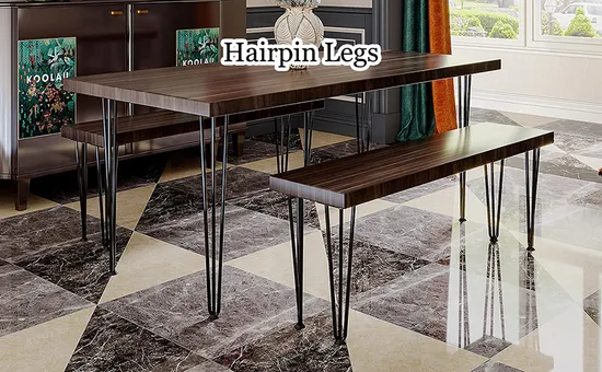 New Design Furniture Hairpin Legs Wholesale Metal Hairpin Legs for Side Table