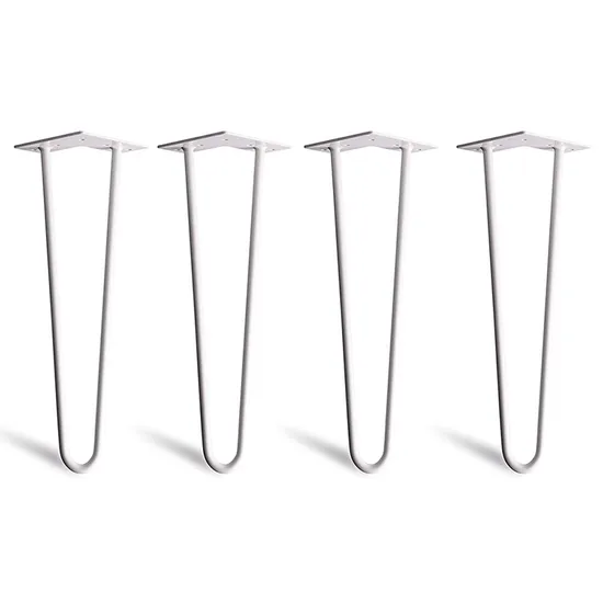 New Design Furniture Wholesale Metal Chrome Hairpin Table Legs