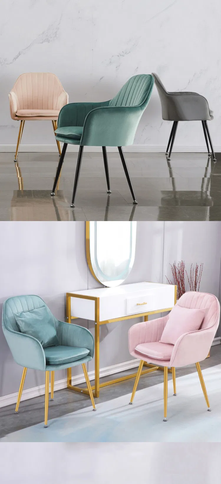 Tapered Modern Metal Couch Legs Chair Sofa Legs