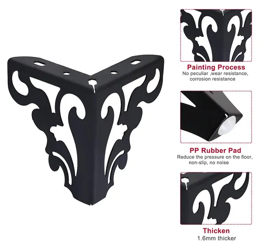 Modern Cabinet Legs Bedside Furniture Feet Gold Sofa Legs