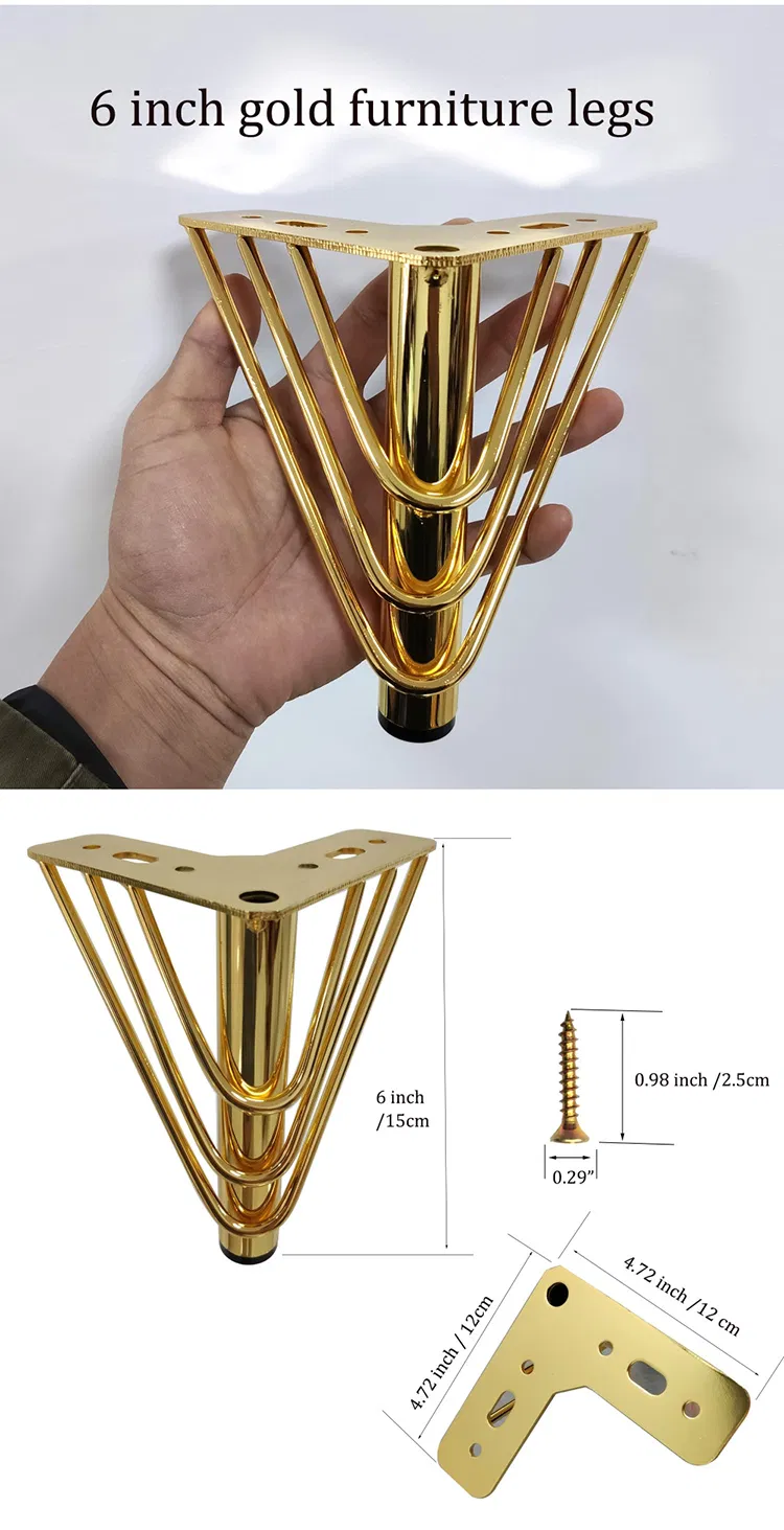 Produce High-Quality Furniture Hardware Accessories Metal Sofa Legs