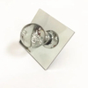 Zinc Furniture Hardware Style Crystal Glass Cabinet Drawer Chrome Knob